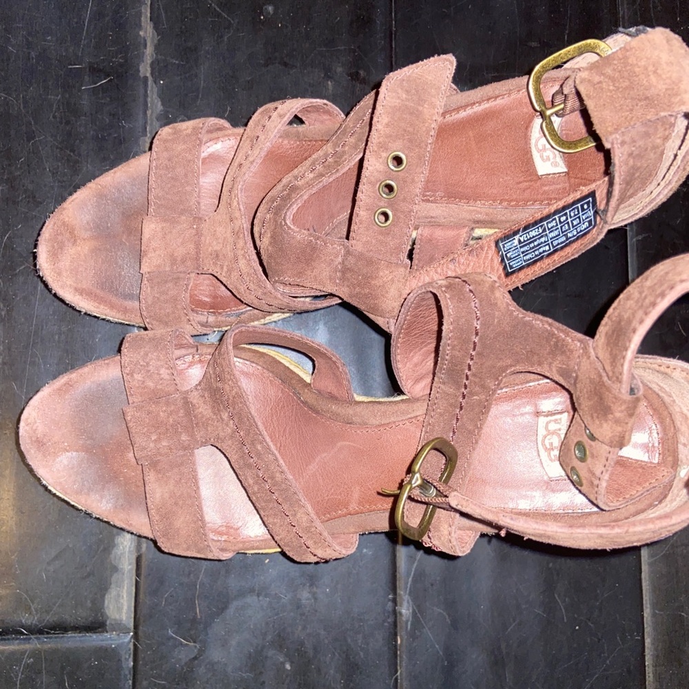 REAL UGG Wedge Sandals